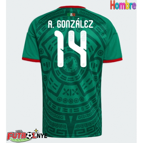 Camiseta México Armando Gonzalez #14 Primera Equipación Mundial 2026 manga corta